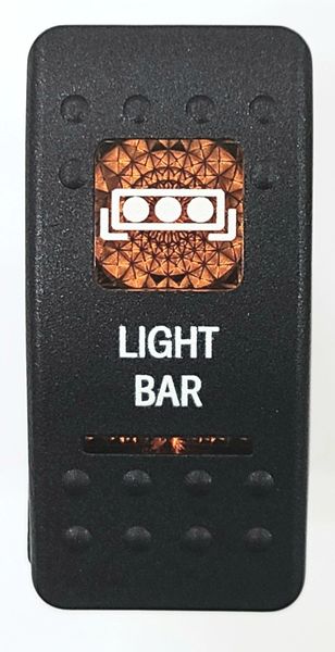 2017 - 2024 Can Am Defender Light Bar Dash Switch - Amber LED