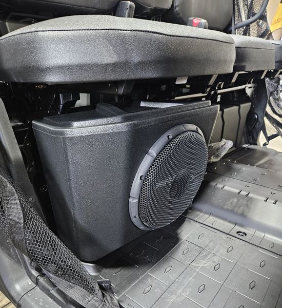 2017 - 2026 Can Am Defender 10" Subwoofer Kit - Built-In 350 Watt Amplifier