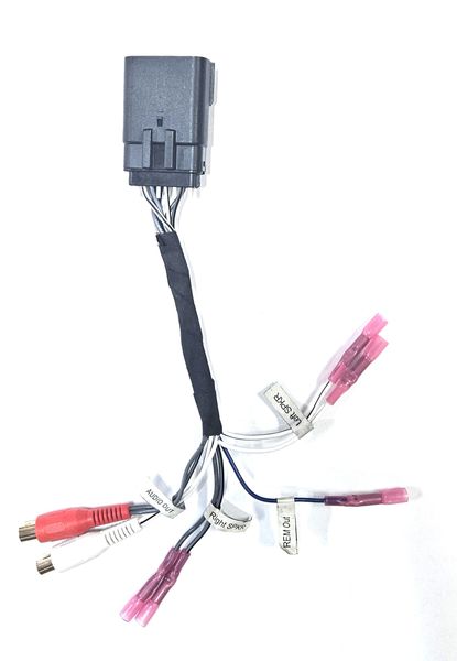 2025 - 2026 Polaris Ranger XP 1000 / 1000 Ride Command Add-On Amplifier Harness - Replace the factory amplifier with an aftermarket amplifier using this harness