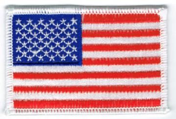 AMERICAN FLAG W WHITE (XSMALL)