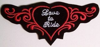 LOVE TO RIDE (red)