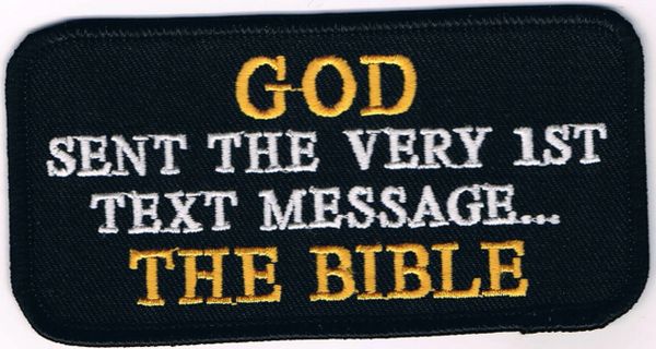 GOD SENT THE VERY 1ST TEXT MESSAGE... THE BIBLE