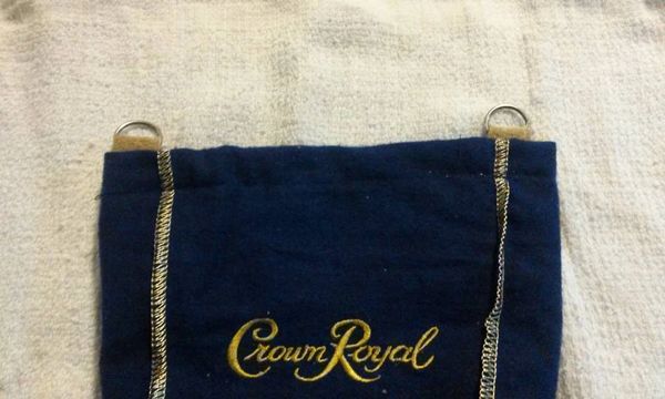 Crown Royal biker purse