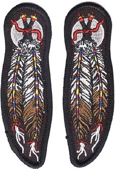 FEATHERS PAIR - NATIVE AMERICAN (LARGE)