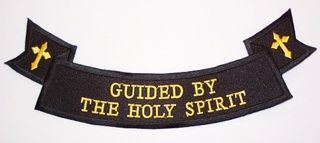GUIDED BY THE HOLY SPIRIT LOWER ROCKER LARGE