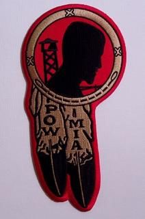 POW MIA NATIVE AMERICAN DREAM CATCHER (large bronze)