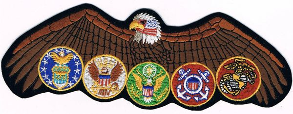 MILITARY EMBLEMS PROTECTED BY AMERICAN EAGLE