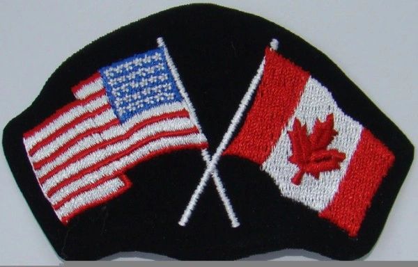 CANADA AND US FLAG