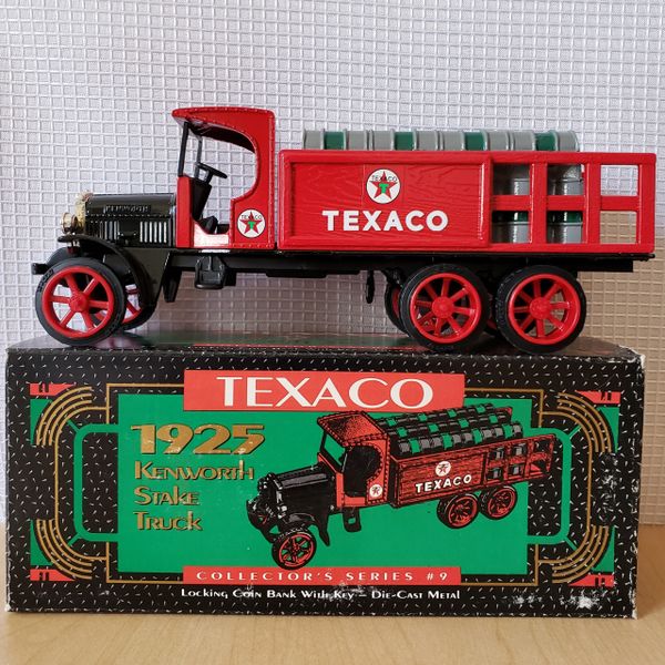 ERTL 1992 USA/Mexico Texaco 1925 Kenworth Stake Truck Replica Collectors Series #9 Limited Edition Stock No. 9385 #3092