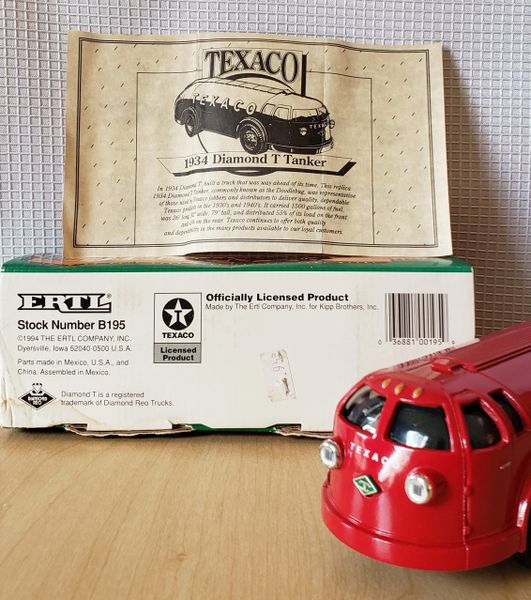 Texaco 1934 cheap diamond t tanker