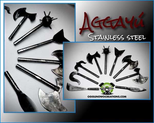 Herramientas de Aggayú cabecerra stainless steel