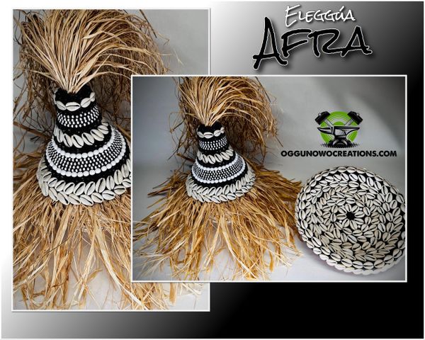 Crown Eleggua Afra & plate (Casuela)