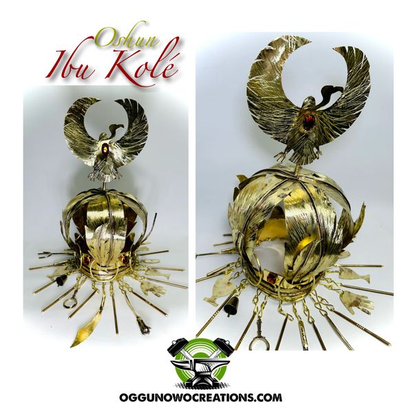 Crown For Oshun Ibu Kole brass