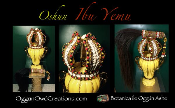 Large size crown for Ochun Ibu Yemu