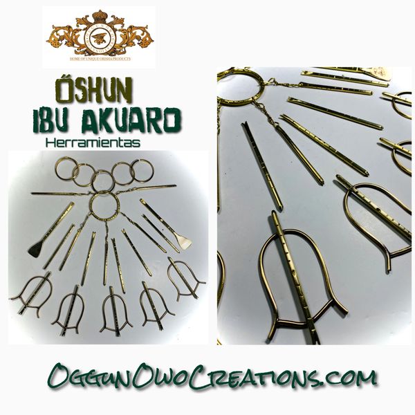 Oshun Ibu Akuaro complete set in brass