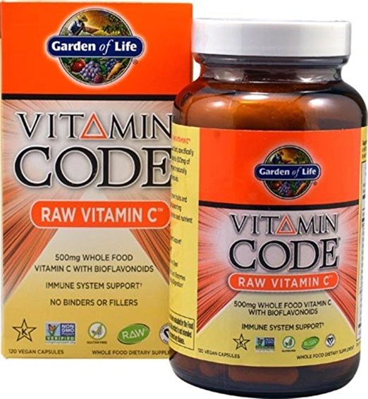 Garden Of Life Vitamin Code Raw Vitamin C 120 Vegan Capsules