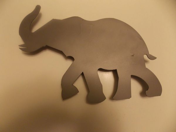 Large Elephant Metal Wall Art Circle City Metalworks Metal Artist Art Signs Welding Fabrication