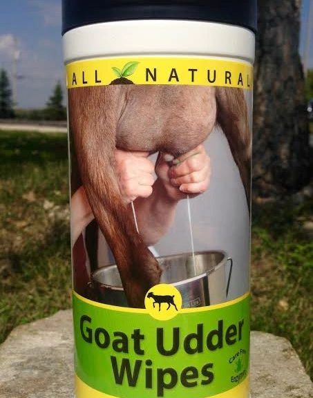 Goat Udder Wipes