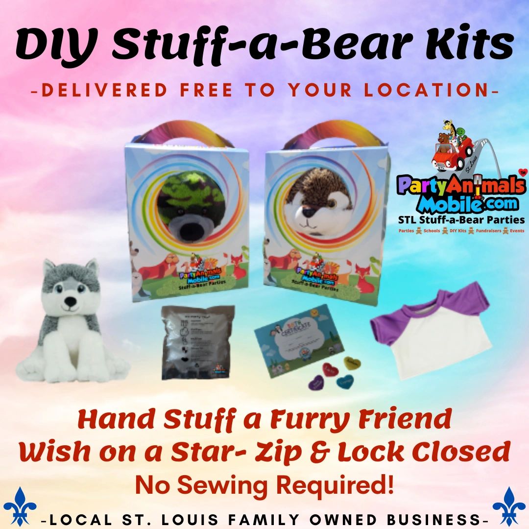 Build a Bear or stuffie and have a teddy bear mobile kit delivered.