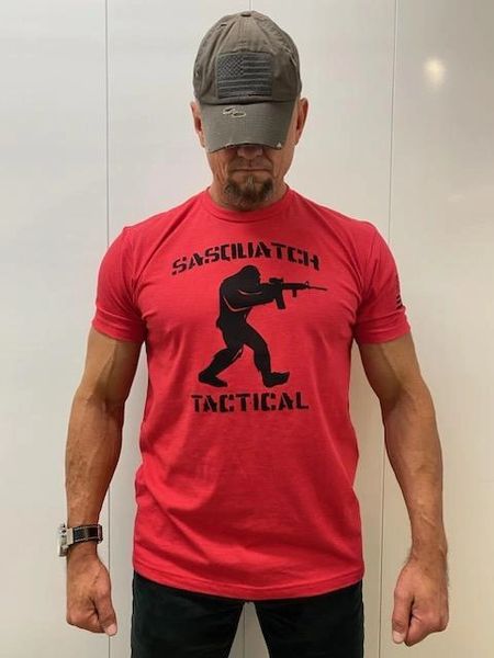 SASQUATCH TACTICAL T-SHIRT (RED)