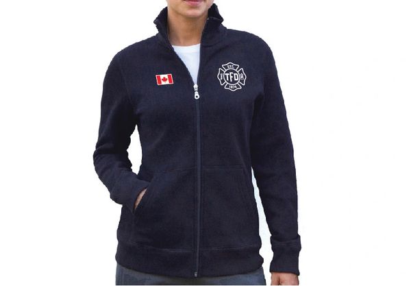 Download TFD003WJ - Toronto Fire Women's Full Zip Mock Neck Jacket ...