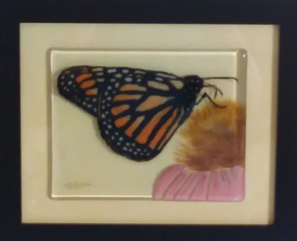 Monarch Butterfly landing on a Coneflower