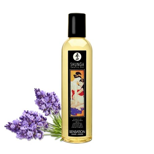 Shunga Erotic Massage Body Oil Indigo Honey Its