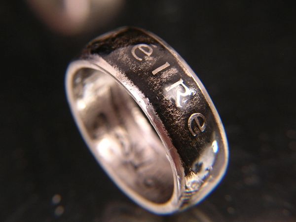 IRISH Pence Coin Ring (Not all years are available)