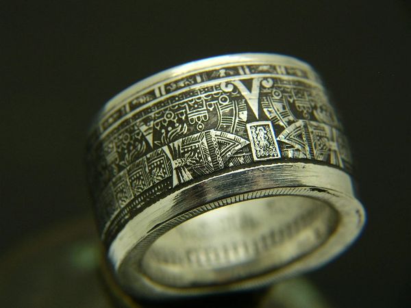 Aztec Calender Ring