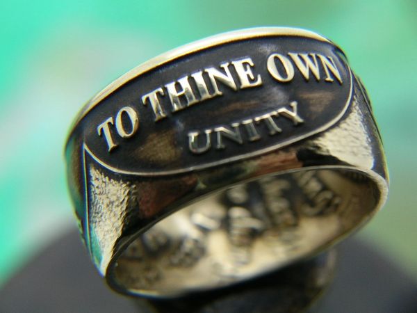 AA Chip Coin Ring