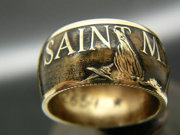 St. Michael, Law Enforcement Coin Ring