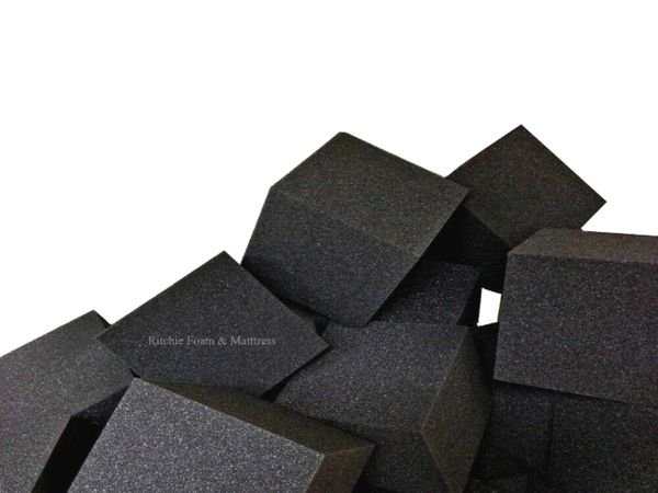 Foam Pit Cubes & Block 168 pcs (Charcoal) 6"x6"x6" Foam Pit Blocks for Gymnastics, Trampoline Arenas, Skateboard Parks