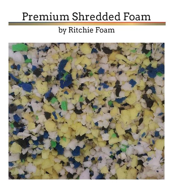 Premium Shredded Foam 1000 lbs  Foam Cubes Pit Foam Wedges Mattress  Shredded Foam