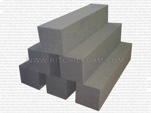 24” x 6” x 6” Gymnastic Pit Foam Log Cubes/Blocks 500 pcs (Charcoal)