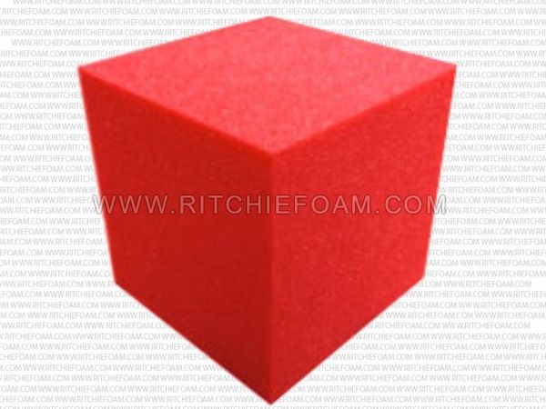 5"x5"x5" Gymnastic Pit Foam Cubes/Blocks 250 pcs (Red)