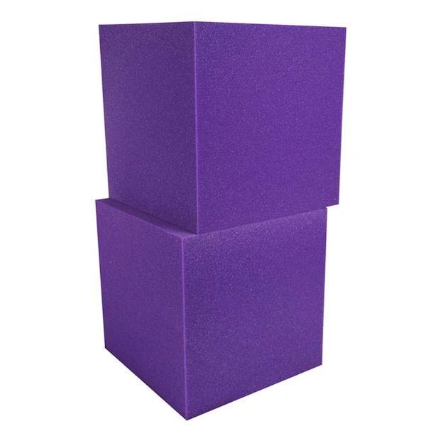 Foam Pit Cubes 168 pcs (Purple) 6"x6"x6" Gymnastics Foam Blocks Foam Cubes Pit Foam Wedges