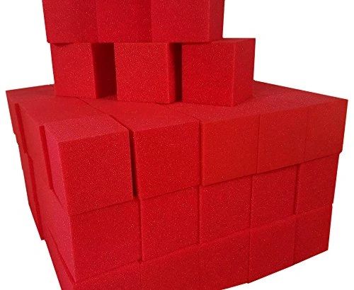 Foam Pit Cubes 168 pcs (White) 6x6x6 Gymnastics Foam Blocks