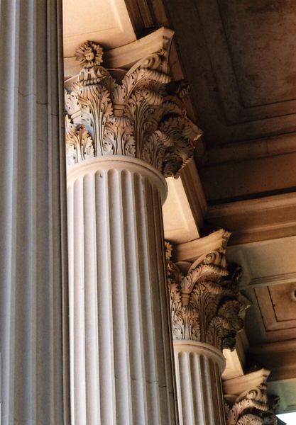 Wilson Library columns