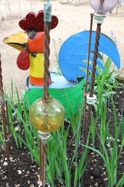 rooster and globe