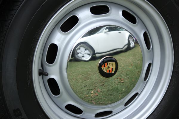 1965 Porsche 356 SC reflection