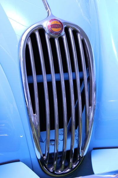 1954 Jaguar XK 140 MC Roadster grille