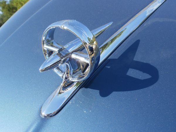 1949 Buick 56-C Convertible Coupe hood emblem