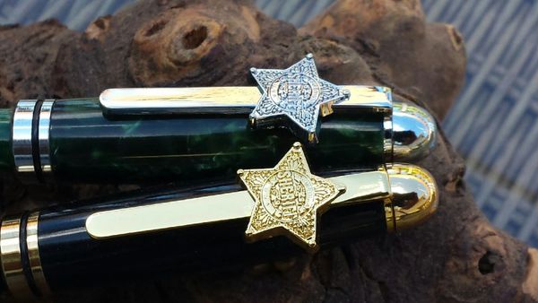 Sheriff Badge Custom Pen Clip