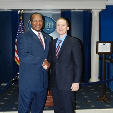 SSGIS President/CEO Andre Hutchinson & Stephen Nutting White House Situation Room Duty Officer