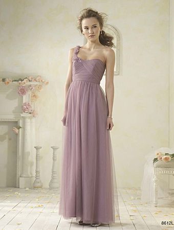 ALFRED ANGELO MODERN VINTAGE BRIDESMAID LONG SOFT NET STYLE 8612L ...