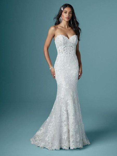 MAGGIE SOTTERO KAYSEN.LACE WEDDING DRESS.MERMAID DRESS.PLUS SIZES