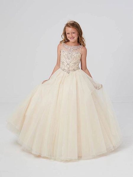 TIFFANY PRINCESS 13597.GLITTER TULLE BALLGOWN.CHILDREN'S PAGEANT | Prom ...