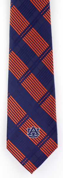 Auburn Tigers Mens Necktie New Novelty College Plaid Poly Tie | Ties ...