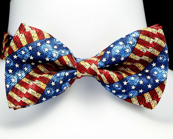 Antique Flag Mens American Patriotic Adjustable New Poly Bow Tie | Ties ...