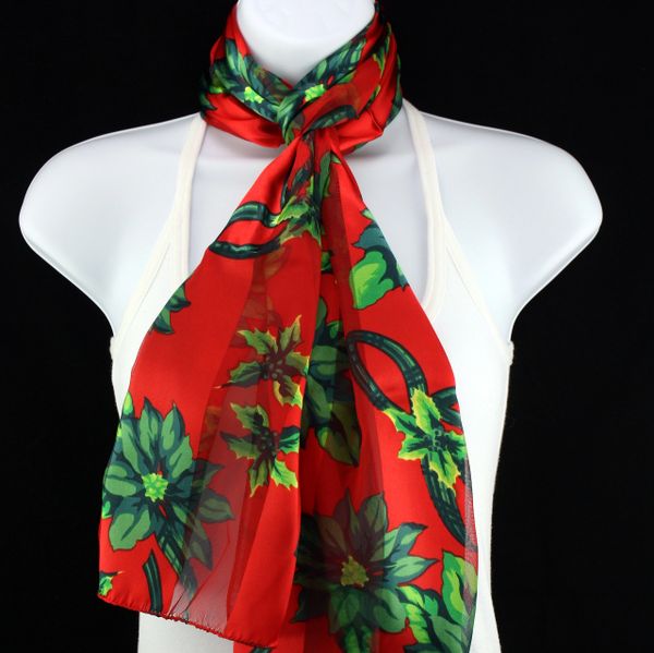 Holly Plaid Silk Scarf